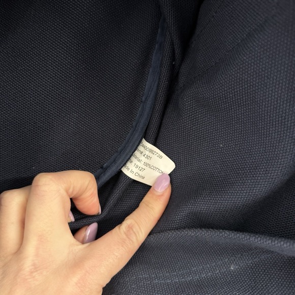 RARE Paramount Pictures Barrel Duffle Bag Messenger Blue Shoulder Strap TV Movie - Picture 8 of 9